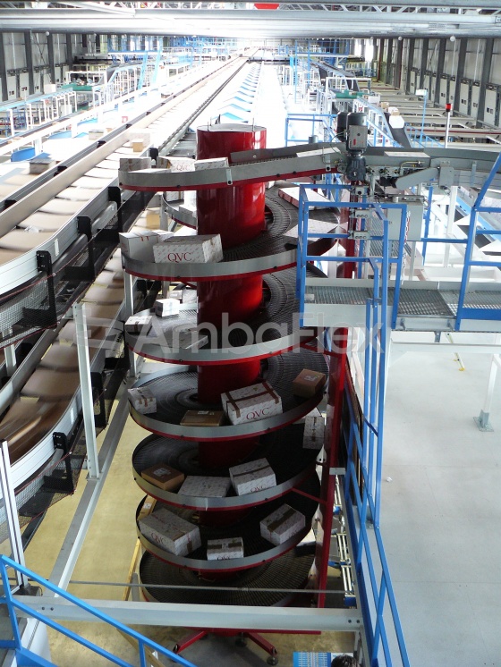 All-purpose spiral conveyor for medium to large products